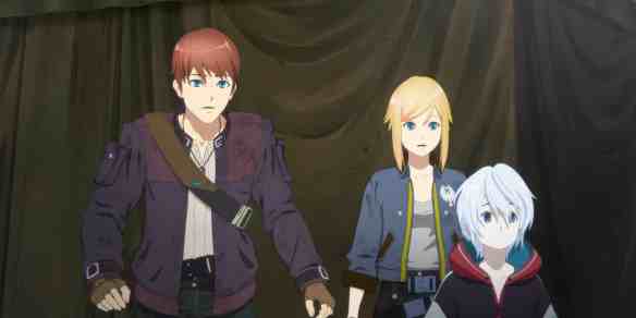 Taylor, Hailey, and Boy in Pacific Rim: The Black.