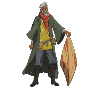 Art of Dr. Zuberi Mbogo, the Iconic Quack from my upcoming table-top RPG Wyrd Street.