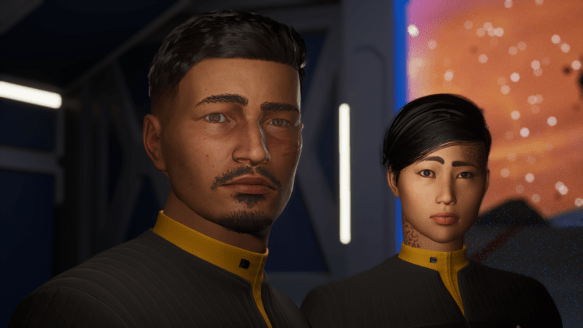 Petty officers Diaz and Adsilar in Star Trek: Resurgence.