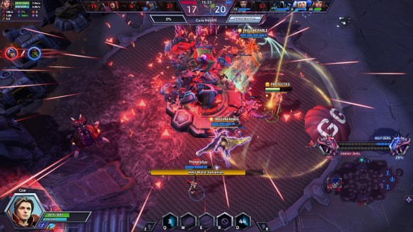 Getting a win as Anduin Wrynn in Heroes of the Storm.