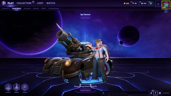 The Big Shot Sgt. Hammer skin in Heroes of the Storm.