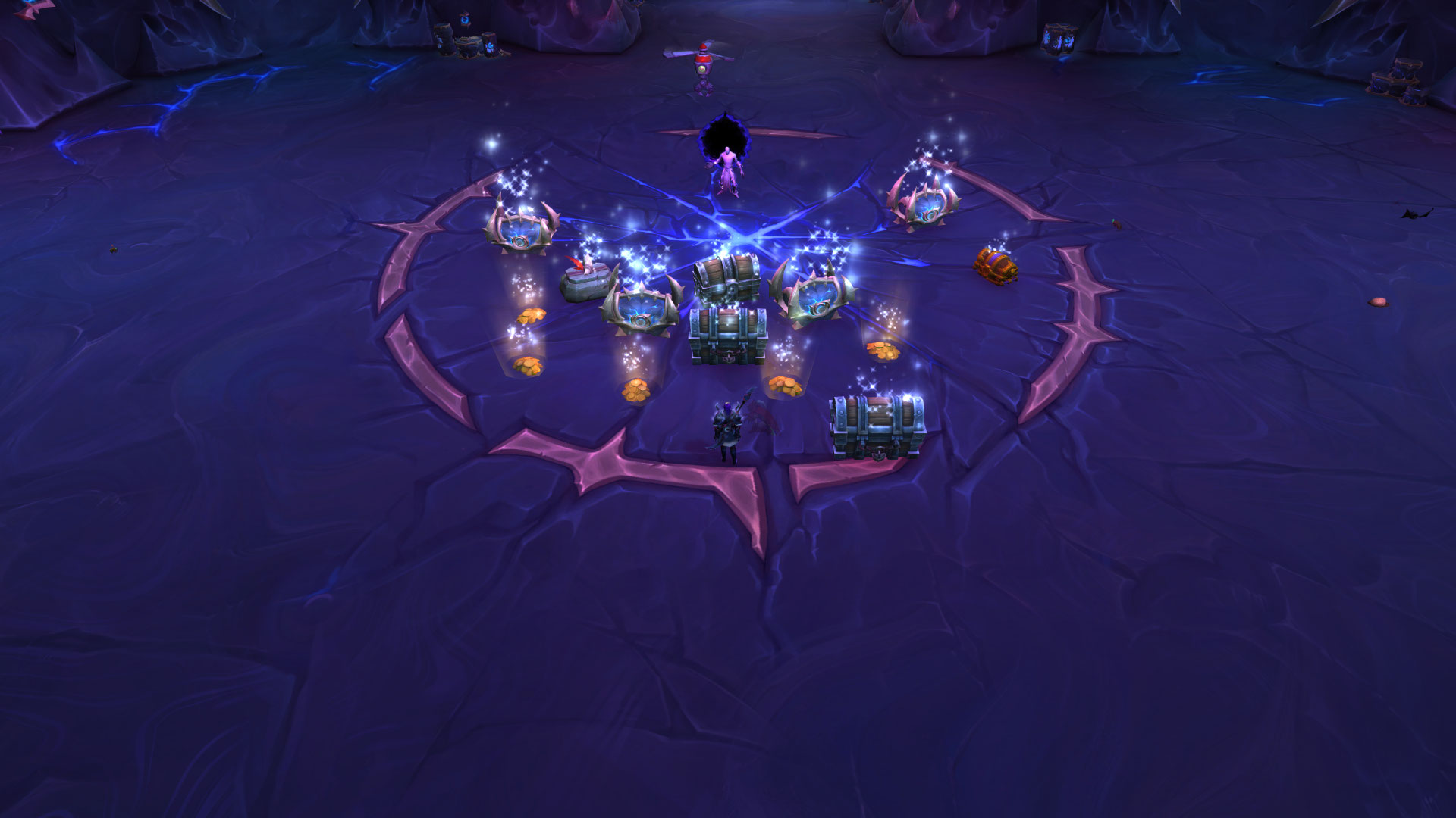 The rewards at the end of a tier 11 delve in World of Warcraft.